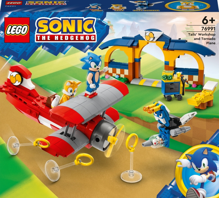 LEGO Sonic the Hedgehog 76991 - Tailsin työpaja ja Tornado-lentokone ryhmässä LELUT, TUOTTEET LAPSILLE JA VAUVOILLE / Leikkikalut, Askartelu &Pelit / Rakennuslelut / Lego @ TP E-commerce Nordic AB (C33475)
