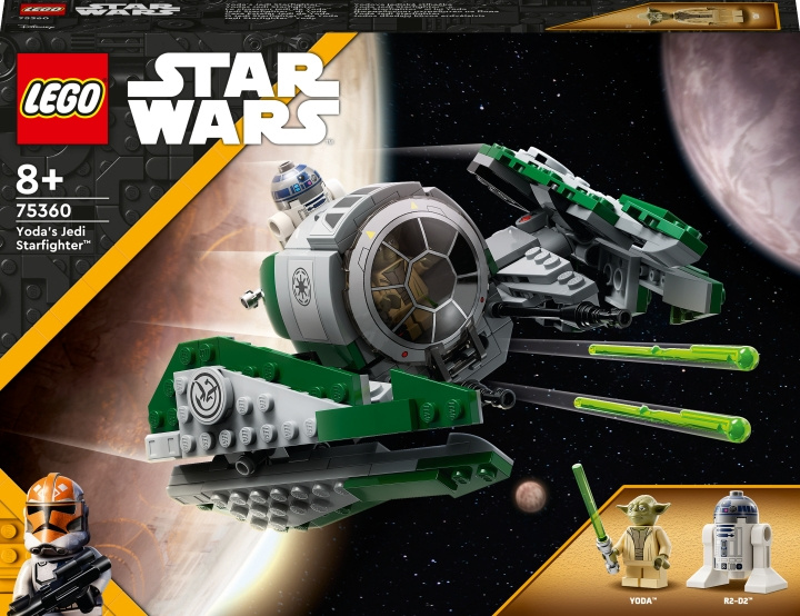 LEGO Star Wars 75360 - Yodan Jedi Starfighter™ ryhmässä LELUT, TUOTTEET LAPSILLE JA VAUVOILLE / Leikkikalut, Askartelu &Pelit / Rakennuslelut / Lego @ TP E-commerce Nordic AB (C33480)