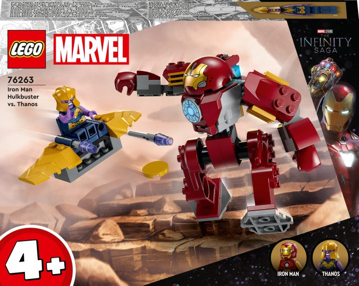 LEGO Super Heroes Marvel 76263 - Iron Manin Hulkbuster vs. Thanos ryhmässä LELUT, TUOTTEET LAPSILLE JA VAUVOILLE / Leikkikalut, Askartelu &Pelit / Rakennuslelut / Lego @ TP E-commerce Nordic AB (C33491)