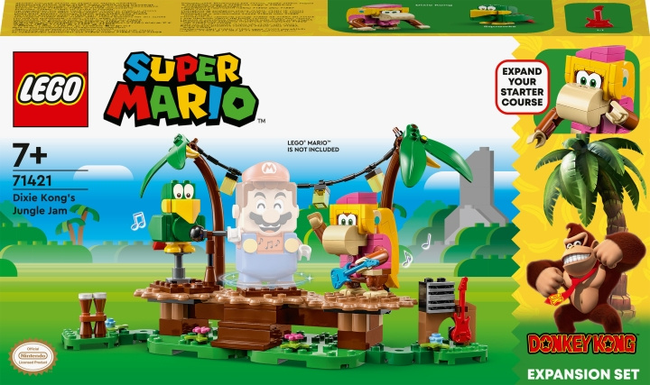 LEGO Super Mario 71421 - Dixie Kongin viidakkobileet ‑laajennussarja ryhmässä LELUT, TUOTTEET LAPSILLE JA VAUVOILLE / Leikkikalut, Askartelu &Pelit / Rakennuslelut / Lego @ TP E-commerce Nordic AB (C33493)