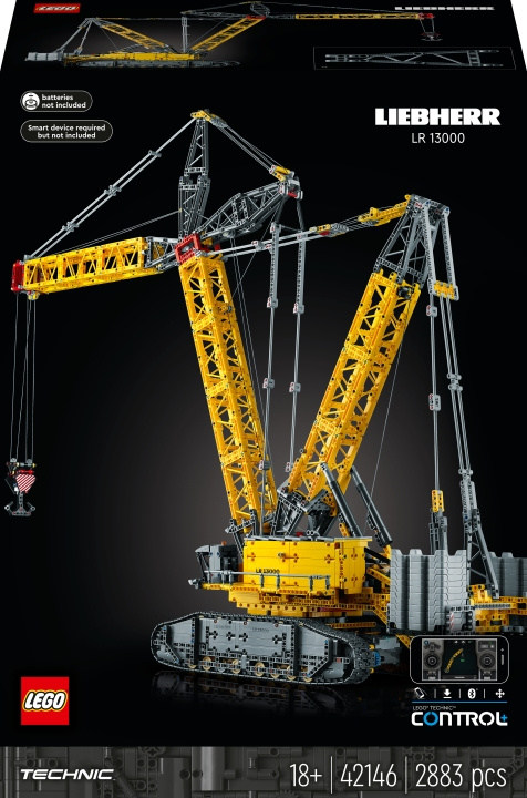 LEGO Technic 42146 - Liebherr LR 13000 ‑telanosturi ryhmässä LELUT, TUOTTEET LAPSILLE JA VAUVOILLE / Leikkikalut, Askartelu &Pelit / Rakennuslelut / Lego @ TP E-commerce Nordic AB (C33500)