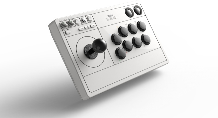 8BitDo Arcade Stick, valkoinen, Xbox / PC ryhmässä TIETOKOONET & TARVIKKEET / GAMING / Gamepad @ TP E-commerce Nordic AB (C33518)