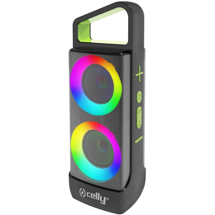 Celly Groovergb Trådlös högtalare RGB 10W ryhmässä KODINELEKTRONIIKKA / Ääni & Kuva / Kaiuttimet & Tarvikkeet / Bluetooth-kaiutin / Kannettavat kaiuttimet @ TP E-commerce Nordic AB (C33764)