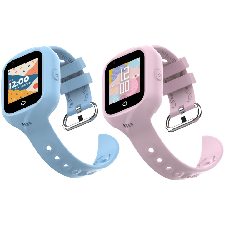 Celly Kidswatch 4G Smartwatch för barn Blå + Rosa rem ryhmässä URHEILU, VAPAA-AIKA JA HARRASTUS / Urheilu- ja sykekellot / Smartwatch lapsille @ TP E-commerce Nordic AB (C33785)