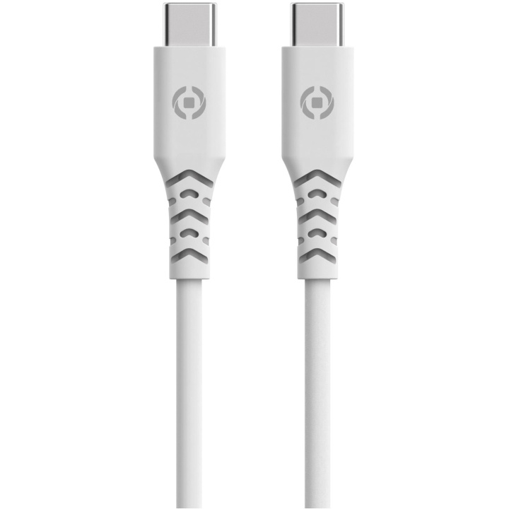 Celly Planet USB-C - USB-C-kabel 1,5m av 100% återvunnen plast Vit ryhmässä ÄLYPUHELIMET JA TABLETIT / Laturit & Kaapelit / Kaapelit / Tyyppi C -kaapelit @ TP E-commerce Nordic AB (C33793)