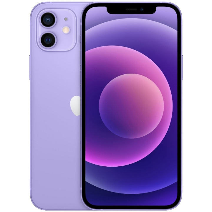 Apple iPhone 12 64GB Purple ryhmässä ÄLYPUHELIMET JA TABLETIT / Kännykät & smartphones @ TP E-commerce Nordic AB (C33912)