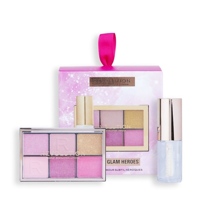 Makeup Revolution Mini Soft Glam Heroes Gift Set ryhmässä KAUNEUS JA TERVEYS / Lahjapakkaukset / Naisten lahjapakkaukset @ TP E-commerce Nordic AB (C33936)