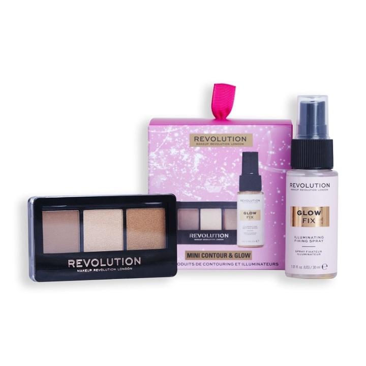 Makeup Revolution Mini Contour and Glow Gift Set ryhmässä KAUNEUS JA TERVEYS / Lahjapakkaukset / Naisten lahjapakkaukset @ TP E-commerce Nordic AB (C33937)
