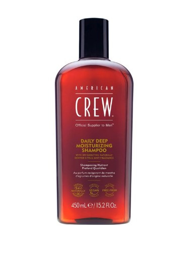 American Crew Daily Deep Moisturizing Shampoo 450ml ryhmässä KAUNEUS JA TERVEYS / Hiukset &Stailaus / Hiustenhoito / Shampoo @ TP E-commerce Nordic AB (C33941)