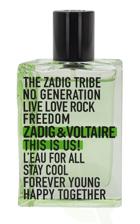 Zadig & Voltaire This is Us! L\'Eau For All Edt Spray 50 ml ryhmässä KAUNEUS JA TERVEYS / Tuoksut & Parfyymit / Parfyymit / Unisex @ TP E-commerce Nordic AB (C34048)