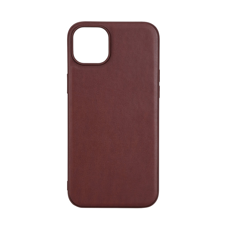 Buffalo Back cover PU MagSeries iPhone 15 Plus Brown ryhmässä ÄLYPUHELIMET JA TABLETIT / Puhelimen suojakotelo / Apple / iPhone 15 @ TP E-commerce Nordic AB (C34654)
