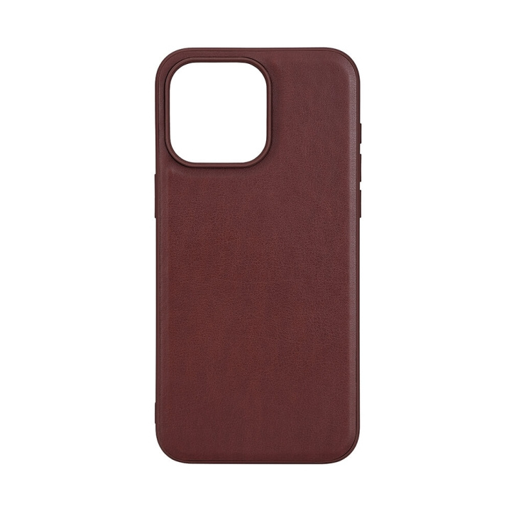 BUFFALO Backcover PU MagSerie iPhone 15 Pro Max Brown ryhmässä ÄLYPUHELIMET JA TABLETIT / Puhelimen suojakotelo / Apple / iPhone 15 @ TP E-commerce Nordic AB (C34656)