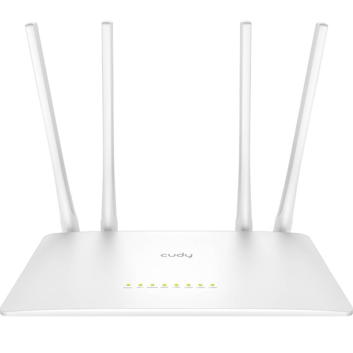 Cudy Wi-Fi Router WR1200 AC1200 ryhmässä TIETOKOONET & TARVIKKEET / Verkko / Reititin @ TP E-commerce Nordic AB (C34662)