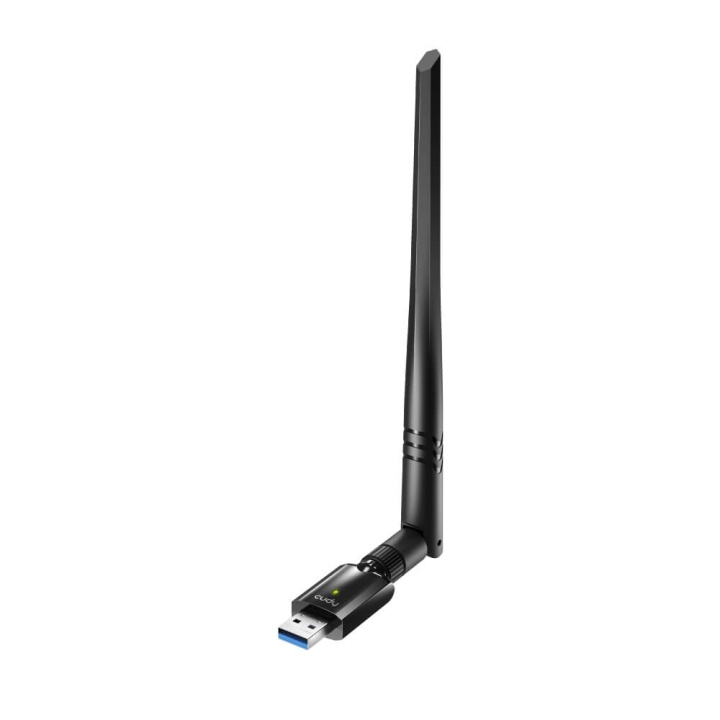 CUDY Adapter USB WU1400 AC1300 High Gain ryhmässä TIETOKOONET & TARVIKKEET / Verkko / Verkkokortti / Langaton USB @ TP E-commerce Nordic AB (C34677)