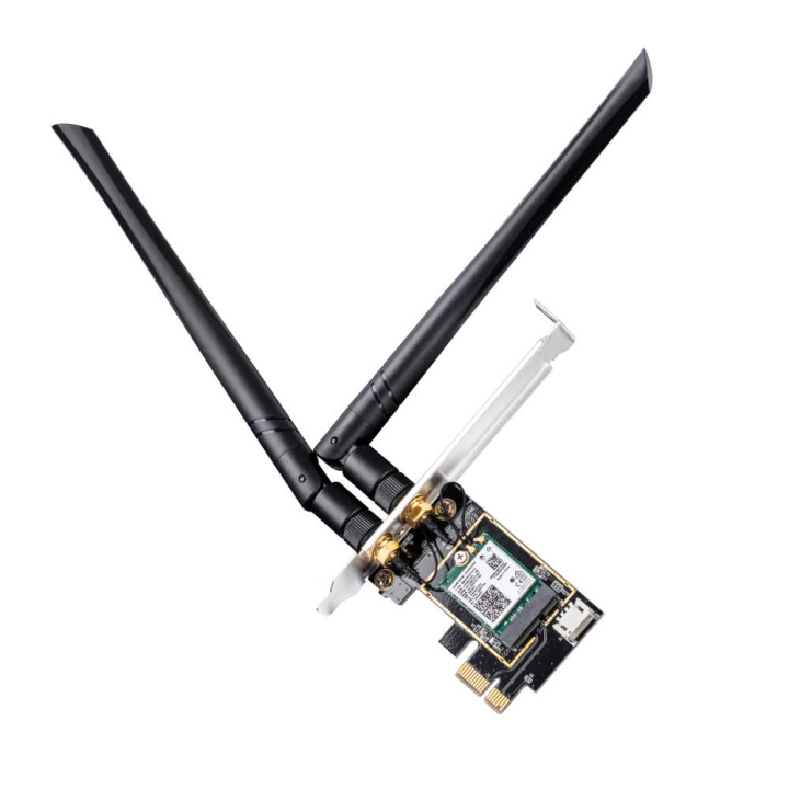 CUDY Adapter PCI-E WE3000 AX5400 Wi-Fi 6 ryhmässä TIETOKOONET & TARVIKKEET / Verkko / Verkkokortti / PCI Express langaton @ TP E-commerce Nordic AB (C34679)