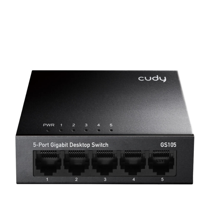 Cudy Switch GS105 5-port Gigabit ryhmässä TIETOKOONET & TARVIKKEET / Verkko / Kytkimet @ TP E-commerce Nordic AB (C34680)