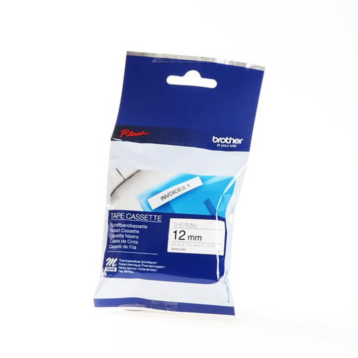 Brother Tape M-K231BZ 12mm Svart på Vit ryhmässä TIETOKOONET & TARVIKKEET / Tulostimet & Tarvikkeet / Tulostimet / Tarratulostimet & Tarvikkeet / Etiketit @ TP E-commerce Nordic AB (C34704)