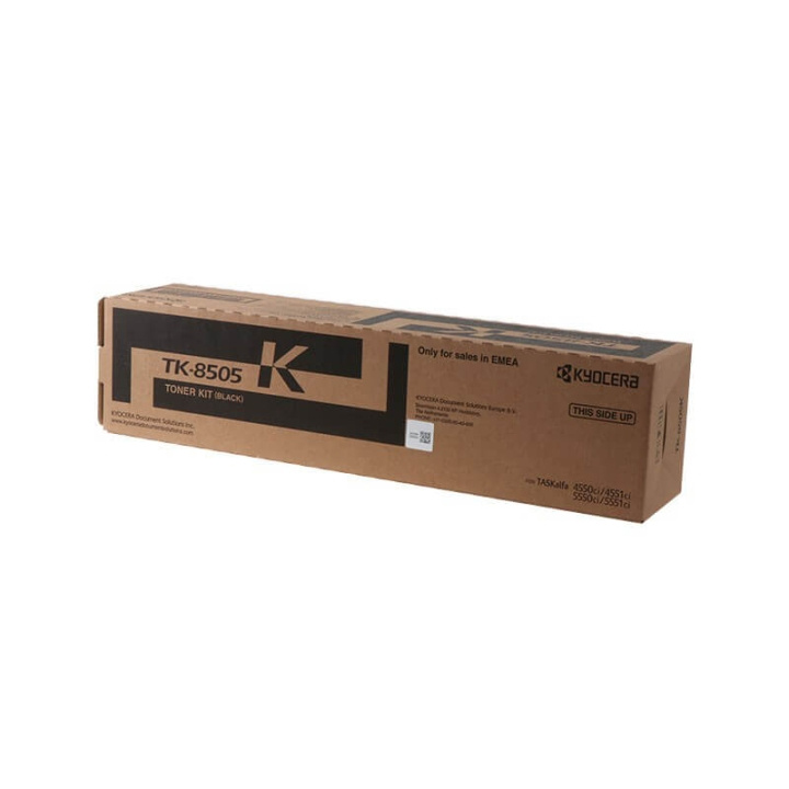 Kyocera Toner 1T02LC0NLC TK-8505 Svart ryhmässä TIETOKOONET & TARVIKKEET / Tulostimet & Tarvikkeet / Musteet ja väriaineet / Toner / Kyocera @ TP E-commerce Nordic AB (C34843)