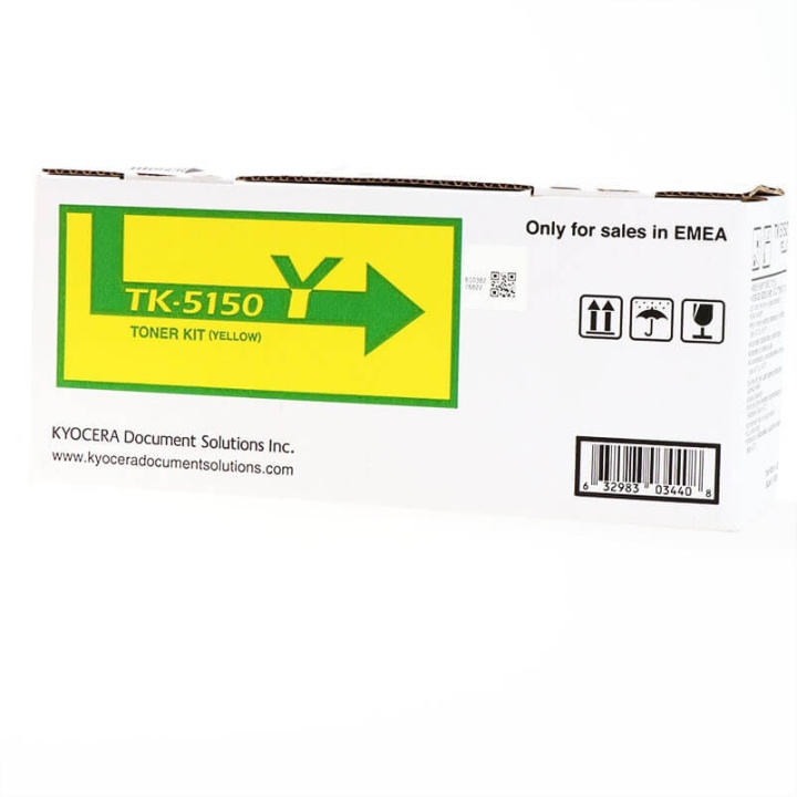 Kyocera Toner 1T02NSANL0 TK-5150 Gul ryhmässä TIETOKOONET & TARVIKKEET / Tulostimet & Tarvikkeet / Musteet ja väriaineet / Toner / Kyocera @ TP E-commerce Nordic AB (C34864)