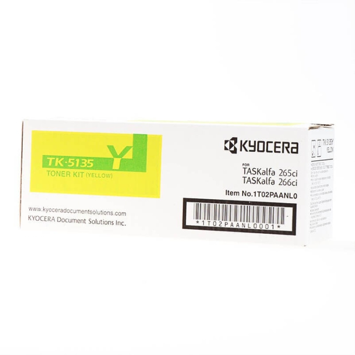 Kyocera Toner 1T02PAANL0 TK-5135 Gul ryhmässä TIETOKOONET & TARVIKKEET / Tulostimet & Tarvikkeet / Musteet ja väriaineet / Toner / Kyocera @ TP E-commerce Nordic AB (C34879)