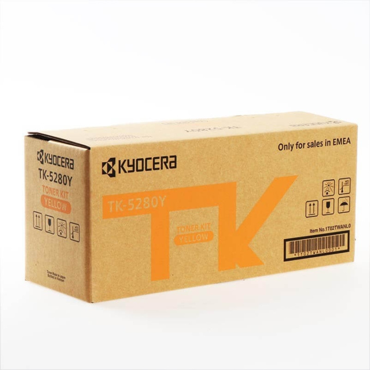 Kyocera Toner 1T02TWANL0 TK-5280 Gul ryhmässä TIETOKOONET & TARVIKKEET / Tulostimet & Tarvikkeet / Musteet ja väriaineet / Toner / Kyocera @ TP E-commerce Nordic AB (C34900)