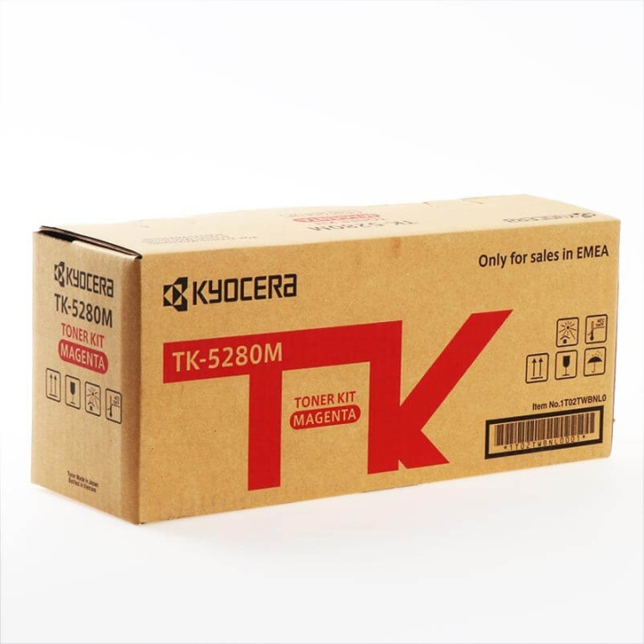 Kyocera Toner 1T02TWBNL0 TK-5280 Magenta ryhmässä TIETOKOONET & TARVIKKEET / Tulostimet & Tarvikkeet / Musteet ja väriaineet / Toner / Kyocera @ TP E-commerce Nordic AB (C34901)