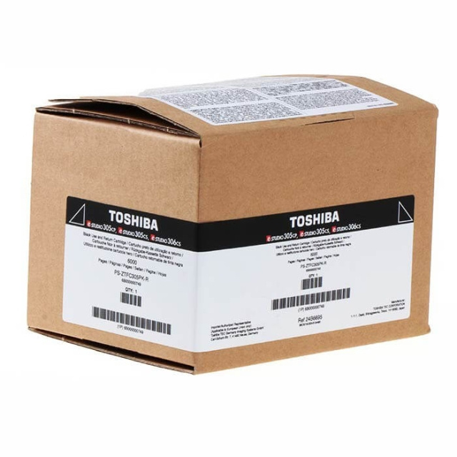 Toshiba Toner 6B000000748 T-305P-R Svart ryhmässä TIETOKOONET & TARVIKKEET / Tulostimet & Tarvikkeet / Musteet ja väriaineet / Toner / Toshiba @ TP E-commerce Nordic AB (C35056)