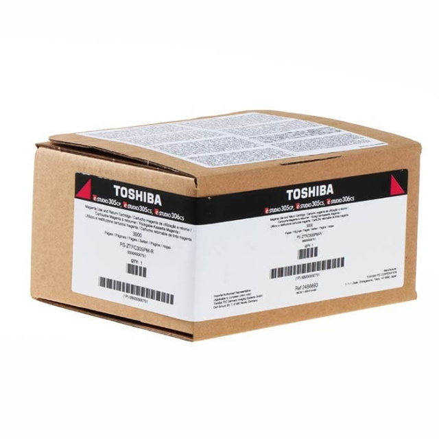 Toshiba Toner 6B000000750 T-305P-R Magenta ryhmässä TIETOKOONET & TARVIKKEET / Tulostimet & Tarvikkeet / Musteet ja väriaineet / Toner / Toshiba @ TP E-commerce Nordic AB (C35057)