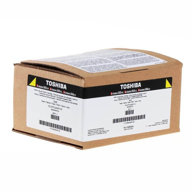 Toshiba Toner 6B000000752 T-305P-R Gul ryhmässä TIETOKOONET & TARVIKKEET / Tulostimet & Tarvikkeet / Musteet ja väriaineet / Toner / Toshiba @ TP E-commerce Nordic AB (C35058)