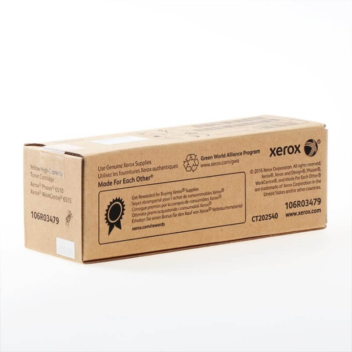 Xerox Toner 106R03479 Keltainen Suuri Kapasiteetti ryhmässä TIETOKOONET & TARVIKKEET / Tulostimet & Tarvikkeet / Musteet ja väriaineet / Toner / Xerox @ TP E-commerce Nordic AB (C35127)