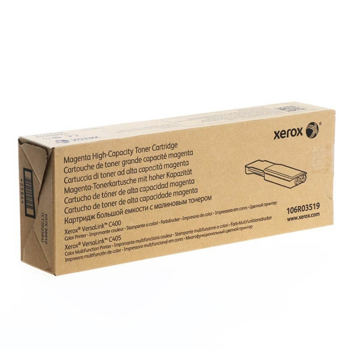 Xerox Toner 106R03519 Magenta Hög Kapacitet ryhmässä TIETOKOONET & TARVIKKEET / Tulostimet & Tarvikkeet / Musteet ja väriaineet / Toner / Xerox @ TP E-commerce Nordic AB (C35136)