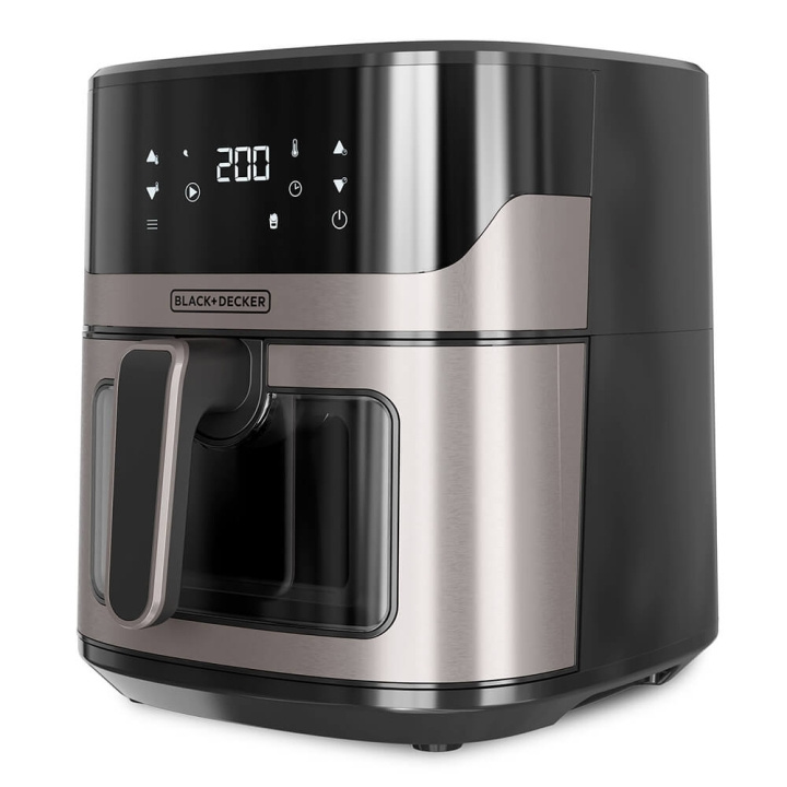 BLACK+DECKER Air Fryer 1600W 6.5L ryhmässä KOTI, TALOUS JA PUUTARHA / Kodinkoneet / Airfryers ja rasvakeittimet @ TP E-commerce Nordic AB (C35327)