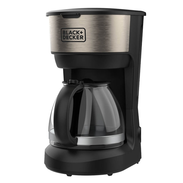 BLACK+DECKER Coffee Maker 600W 6Cups ryhmässä KOTI, TALOUS JA PUUTARHA / Kodinkoneet / Kahvikoneet ja tarvikkeet / Kahvinkeittimet @ TP E-commerce Nordic AB (C35329)