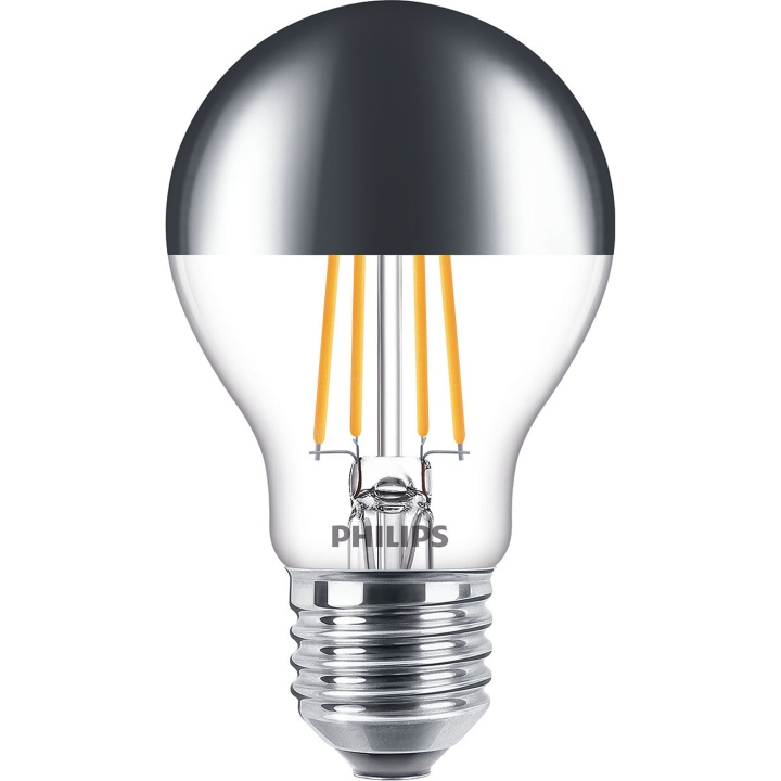 Philips LED E27 Normal Filament Toppförspeglad Dimbar 50W 650lm ryhmässä KODINELEKTRONIIKKA / Valaistus / LED-lamput @ TP E-commerce Nordic AB (C35435)