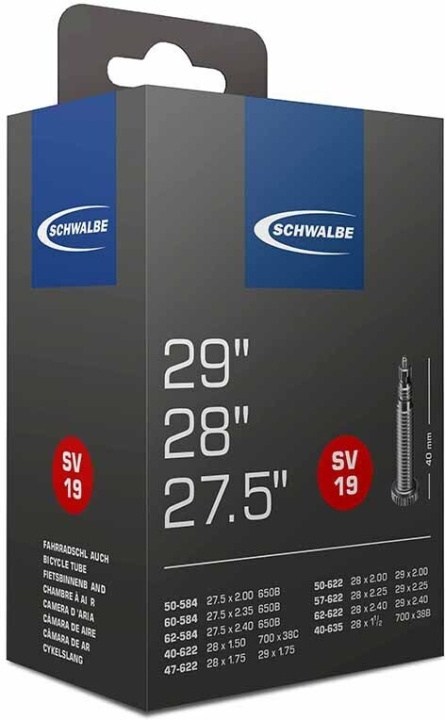 Schwalbe SV19 maastopyörän sisärengas 27.5-29