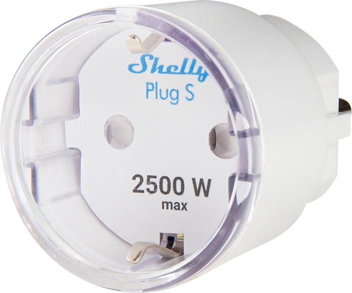 Shelly Plus Plug S etäohjattava pistorasia ryhmässä KOTI, TALOUS JA PUUTARHA / Älykodit / Smart plugs @ TP E-commerce Nordic AB (C36630)