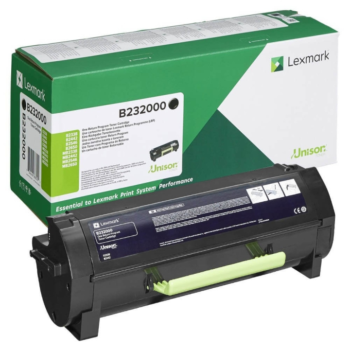 Lexmark Toner B232000 Musta ryhmässä TIETOKOONET & TARVIKKEET / Tulostimet & Tarvikkeet / Musteet ja väriaineet / Toner / Lexmark @ TP E-commerce Nordic AB (C36744)