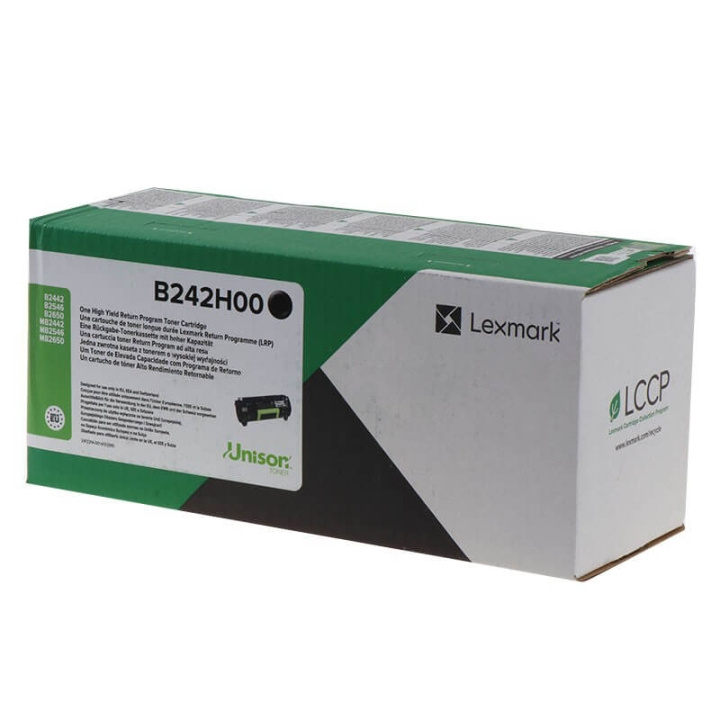 Lexmark Toner B242H00 Musta High Yield ryhmässä TIETOKOONET & TARVIKKEET / Tulostimet & Tarvikkeet / Musteet ja väriaineet / Toner / Lexmark @ TP E-commerce Nordic AB (C36745)