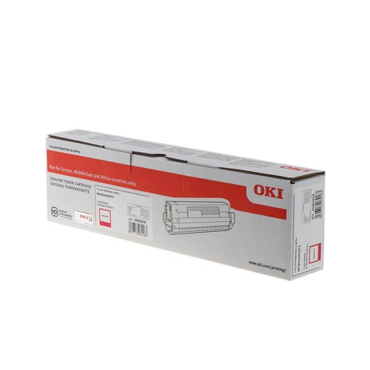 OKI Toner 45862838 Magenta ryhmässä TIETOKOONET & TARVIKKEET / Tulostimet & Tarvikkeet / Musteet ja väriaineet / Toner / OKI @ TP E-commerce Nordic AB (C36869)