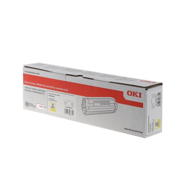 OKI Toner 46443101 Keltainen Suuri Kapasiteetti ryhmässä TIETOKOONET & TARVIKKEET / Tulostimet & Tarvikkeet / Musteet ja väriaineet / Toner / OKI @ TP E-commerce Nordic AB (C36872)