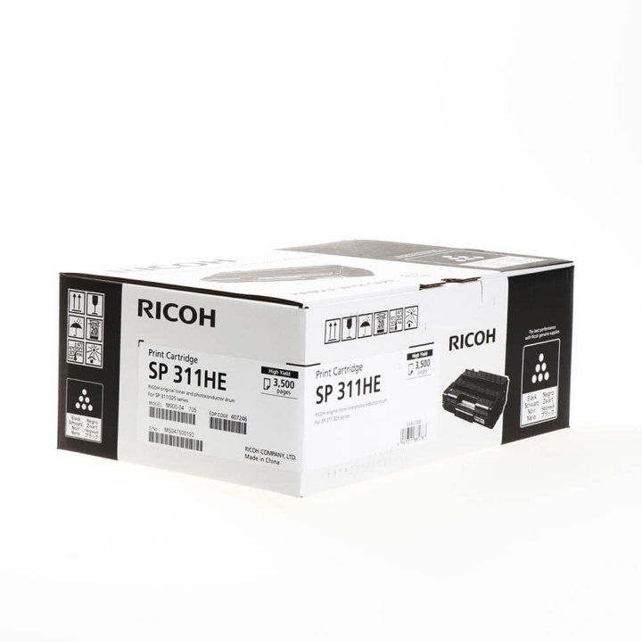 Ricoh Toner 407246 SP 311HE Musta ryhmässä TIETOKOONET & TARVIKKEET / Tulostimet & Tarvikkeet / Musteet ja väriaineet / Toner / Ricoh @ TP E-commerce Nordic AB (C37072)