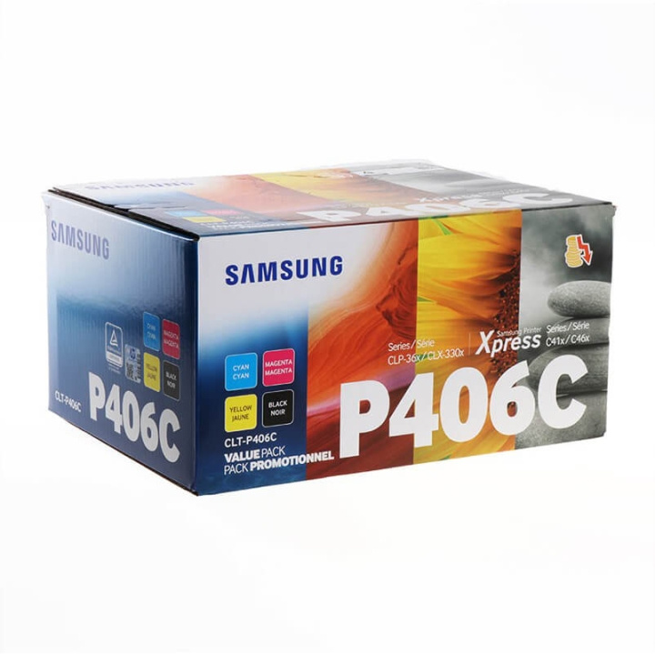 Samsung Toner SU375A CLT-P406C Multipack ryhmässä TIETOKOONET & TARVIKKEET / Tulostimet & Tarvikkeet / Musteet ja väriaineet / Toner / Samsung @ TP E-commerce Nordic AB (C37210)