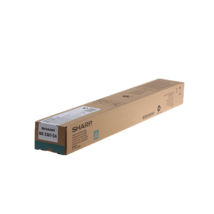 Sharp Toner MX23GTCA MX-23GT Cyan ryhmässä TIETOKOONET & TARVIKKEET / Tulostimet & Tarvikkeet / Musteet ja väriaineet / Toner / Sharp @ TP E-commerce Nordic AB (C37431)