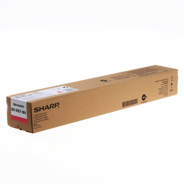 Sharp Toner MX61GTMA MX-61GT Magenta ryhmässä TIETOKOONET & TARVIKKEET / Tulostimet & Tarvikkeet / Musteet ja väriaineet / Toner / Sharp @ TP E-commerce Nordic AB (C37455)