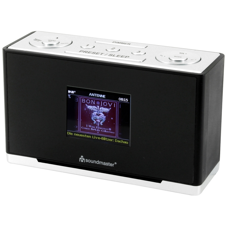 Soundmaster UR240SW DAB+/FM radio med snabbval och klockradio-funktion ryhmässä KODINELEKTRONIIKKA / Ääni & Kuva / Kotiteatteri, HiFi ja kannettavat / Radio & Herätyskellot / Nettiradio @ TP E-commerce Nordic AB (C37664)