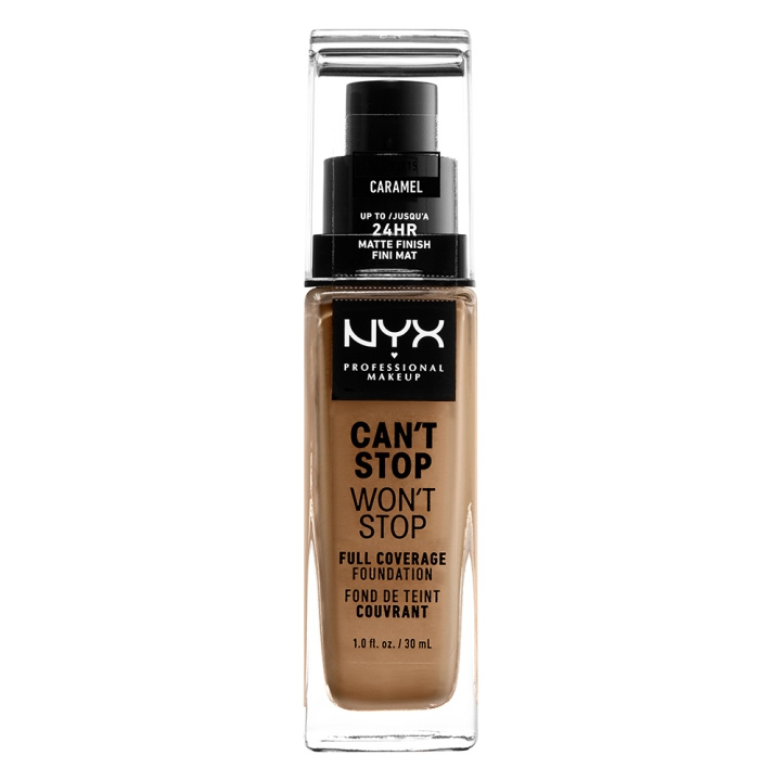 NYX PROF. MAKEUP Can\'t Stop Won\'t Stop Foundation - Caramel ryhmässä KAUNEUS JA TERVEYS / Meikit / Meikit Kasvot / Meikkivoide @ TP E-commerce Nordic AB (C37723)