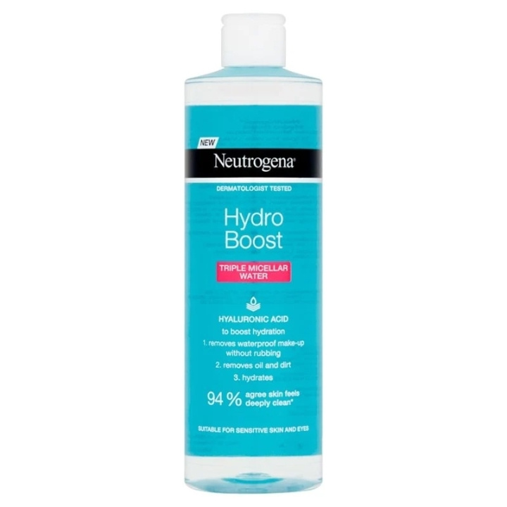 Neutrogena Hydro Boost Triple Micellar Water 400ml ryhmässä KAUNEUS JA TERVEYS / Ihonhoito / Kasvot / Puhdistus @ TP E-commerce Nordic AB (C37748)