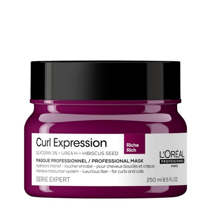 L\'ORÉAL PARIS L\'Oreal Professionnel Curl Expression Rich Hair Mask 250ml ryhmässä KAUNEUS JA TERVEYS / Hiukset &Stailaus / Hiustenhoito / Hiusnaamio @ TP E-commerce Nordic AB (C37762)