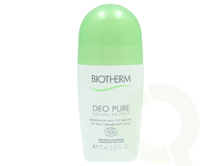 Biotherm Deo Pure Natural Protect 24H Roll On 75 ml ryhmässä KAUNEUS JA TERVEYS / Tuoksut & Parfyymit / Deodorantit / Naisten deodorantit @ TP E-commerce Nordic AB (C37802)