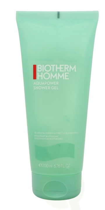 Biotherm Homme Aquapower Shower Gel 200 ml ryhmässä KAUNEUS JA TERVEYS / Ihonhoito / Kehon hoito / Kylpy- ja suihkugeelit @ TP E-commerce Nordic AB (C37809)